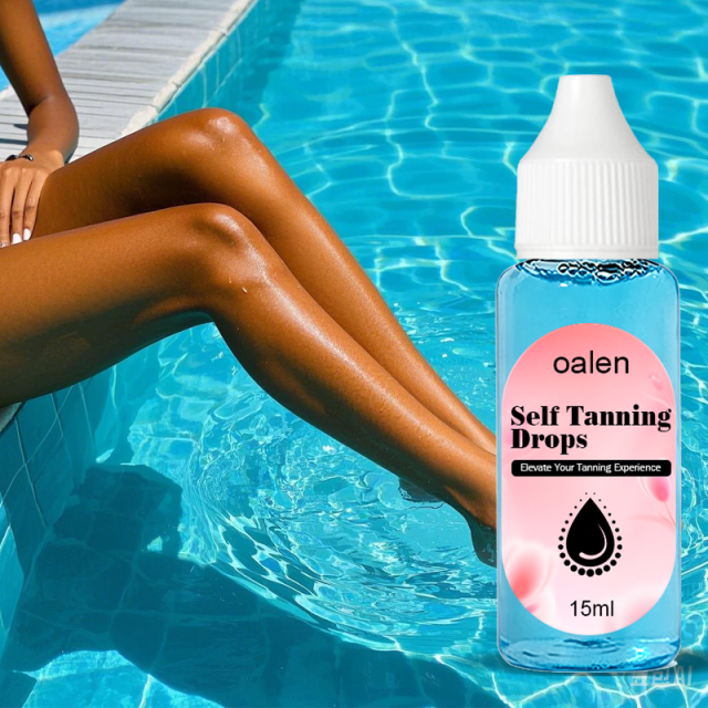 Natural Self Tanning Drops Sunless Bronze Glow Long Lasting Darker Skin Tanning Care,oalen cosmetics