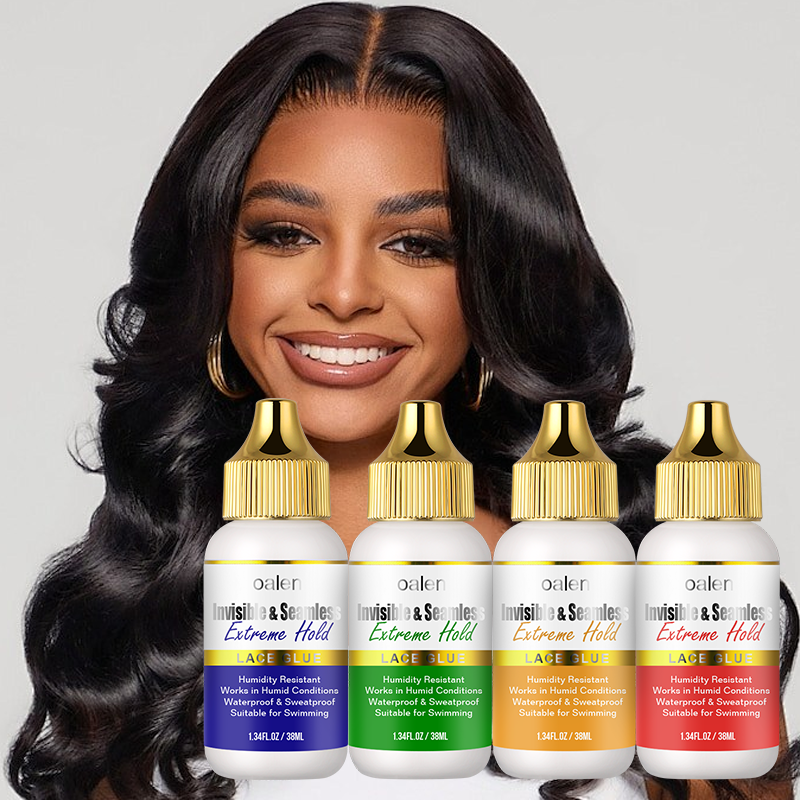 Clear Lace Glue Adhesive Latex Free Hair Lace Glue Waterproof Extra Hold for Wig Lace Wigs,oalen cosmetics