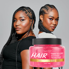 Luxfume Wholesale Hard Holding Hair Gel Extreme Strong Hold Non Flaking Braiding Gel for All Hair Types,oalen cosmetics