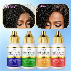Clear Lace Glue Adhesive Latex Free Hair Lace Glue Waterproof Extra Hold for Wig Lace Wigs,oalen cosmetics
