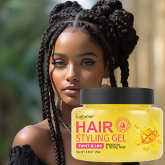 Luxfume Hair Styling Gel Strong Hold Long Lasting Twist Loc Braiding Moisturizing Neat Hair Gel,oalen cosmetics