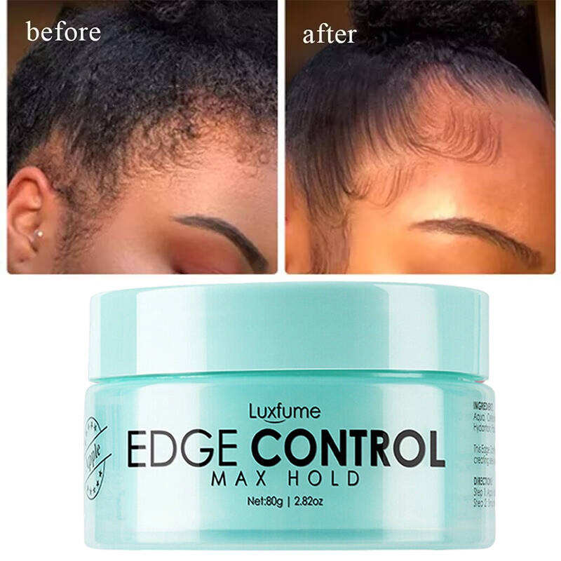 Organic Vegan Hair Styling Wax Alcohol-Free Cream for Braids Gel Twists Edges for Dry Hair and Edge Control,oalen cosmetics