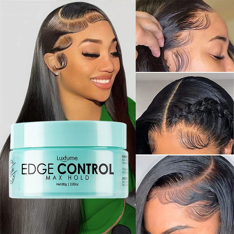 Organic Vegan Hair Styling Wax Alcohol-Free Cream for Braids Gel Twists Edges for Dry Hair and Edge Control,oalen cosmetics
