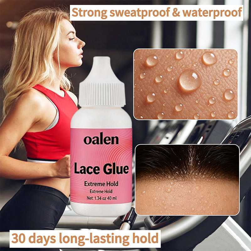 Private Label Invisible Clear Strong Hold Super Extra Hold Waterproof Adhesive Lace Glue for Home,oalen cosmetics