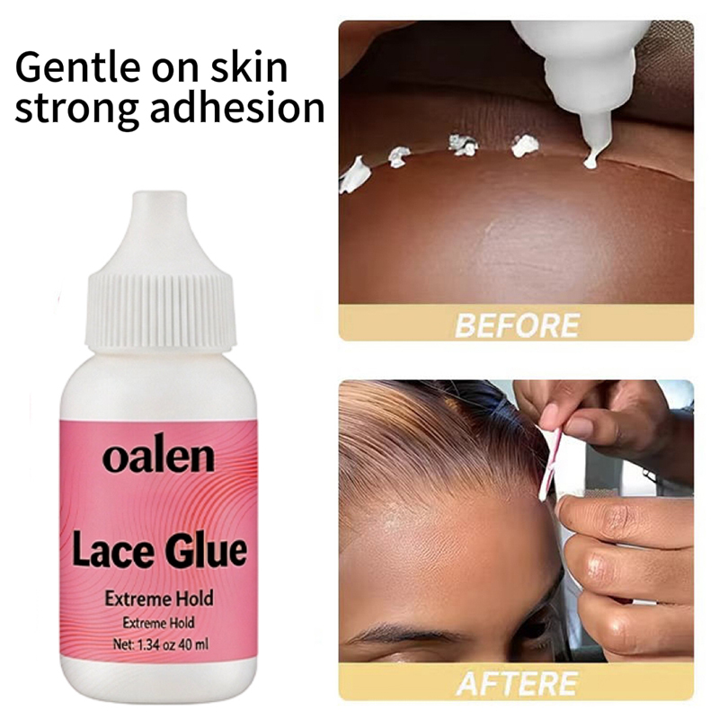 Private Label Invisible Clear Strong Hold Super Extra Hold Waterproof Adhesive Lace Glue for Home,oalen cosmetics
