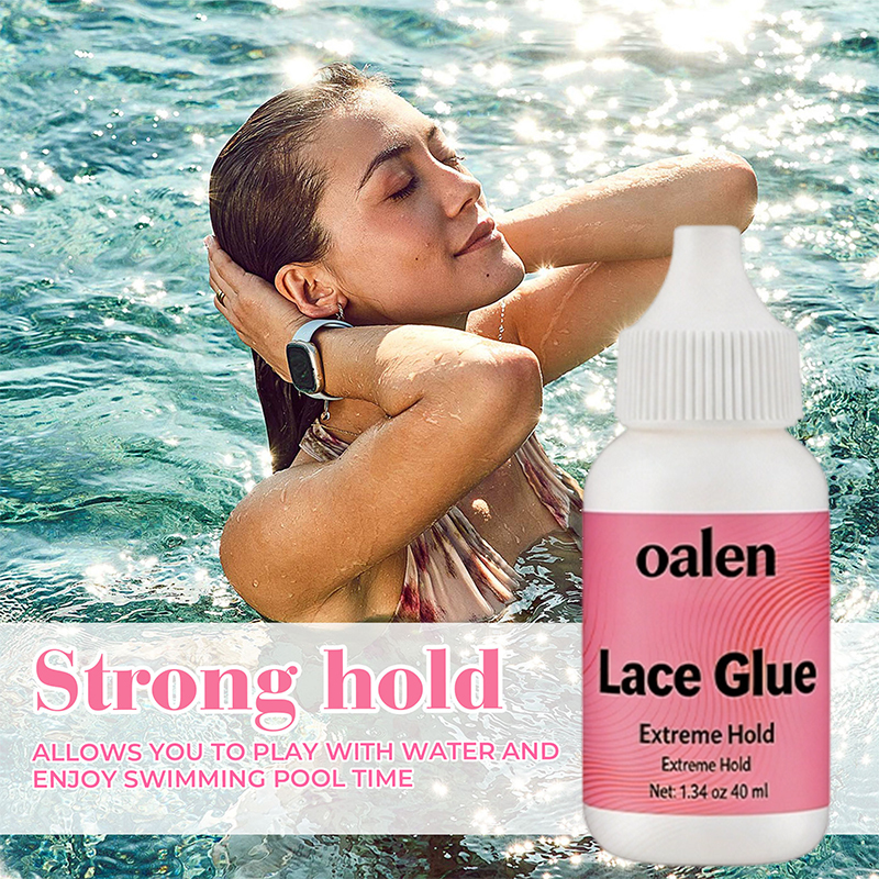 Private Label Invisible Clear Strong Hold Super Extra Hold Waterproof Adhesive Lace Glue for Home,oalen cosmetics