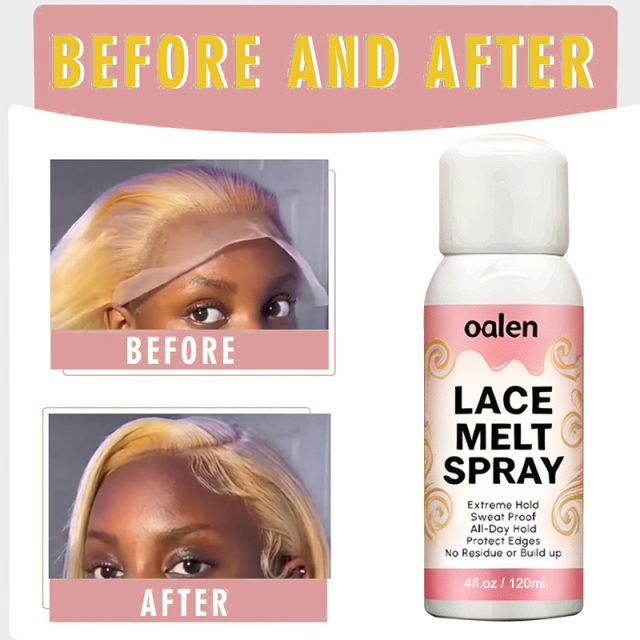 30 Days Hold Strong Herbal Waterproof Lace Wig Install Bundle Complete Glue Making Kit White for Home Use Wig Installation Kit,oalen cosmetics