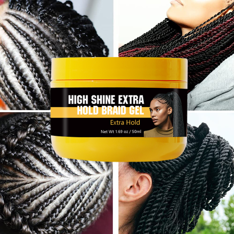 Private Label Braiding Gel Moisturizing Loc Gel Anti Itch Cool Scalp Braid Gel Extra Hold for Twists Styling Braid Kits,oalen cosmetics