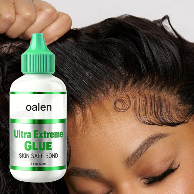 ig 2oz Private Label Lace Wig Glue Strong Hold Waterproof Quick Dry Clear Invisible Lace Adhesive Sweatproof Long Lasting Wig Install Glue For Hair Styling,oalen cosmetics