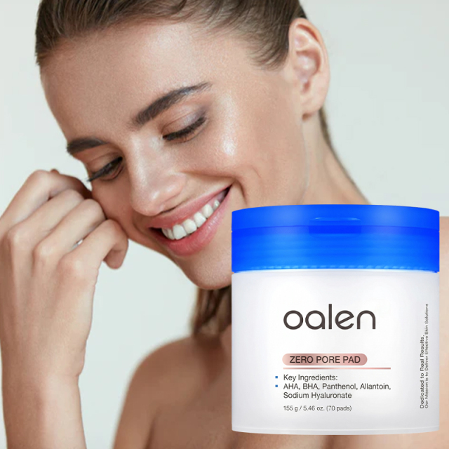 Zero Pore Pad Mild 2.0 Toner Pads PHA Gentle Exfoliation Pore Minimizing Blackhead Removal,oalen cosmetics