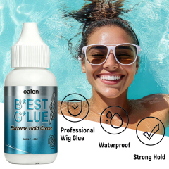Strong Hold Invisible Lace Wig Glue Bond Toupee Waterproof Lace Glue Private Label 30 Days Lasting Sweat Proof Hypoallergenic,oalen cosmetics