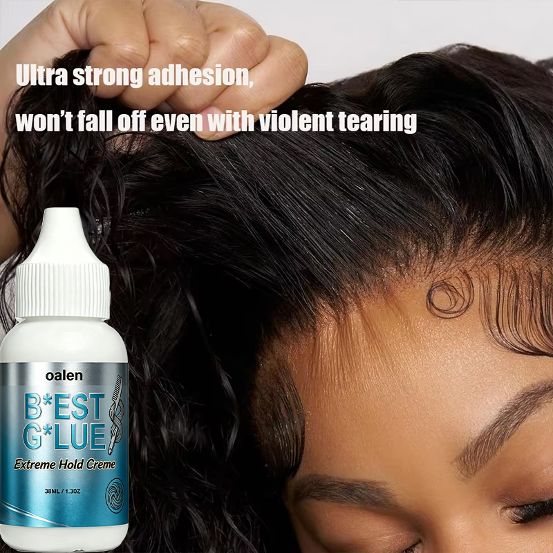 Strong Hold Invisible Lace Wig Glue Bond Toupee Waterproof Lace Glue Private Label 30 Days Lasting Sweat Proof Hypoallergenic,oalen cosmetics