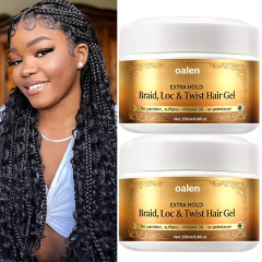 Private Label Extra Hold Non-Greasy Argan Oil Braid Gel Low MOQ Vendor Braiding Gel for Hair Strong Hold,oalen cosmetics