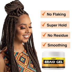 Non-Flaking Moisturizing Hair Wax Strong Braid Loc Gel for 4C African Hair Private Label,oalen cosmetics