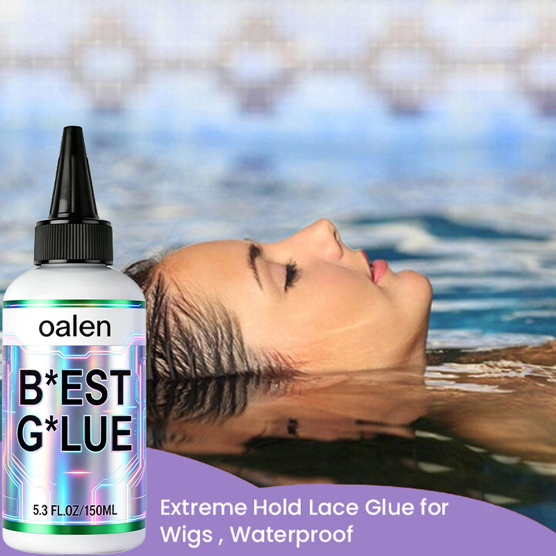 150ml 5.3oz Big Private Label Glue for Hair Extension Waterproof Strong Lace Wig Glue,oalen cosmetics