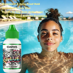 Sports Private Label Custom Lace Front Waterproof Adhesive Glue for Wig-30 Days Strong Hold Sweat Proof Skin Safe Long Lasting,oalen cosmetics
