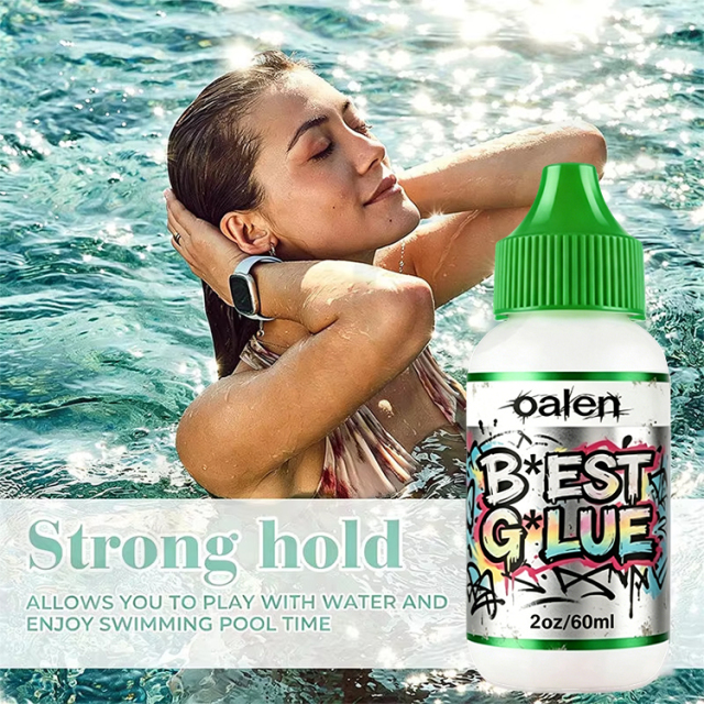 Sports Private Label Custom Lace Front Waterproof Adhesive Glue for Wig-30 Days Strong Hold Sweat Proof Skin Safe Long Lasting,oalen cosmetics