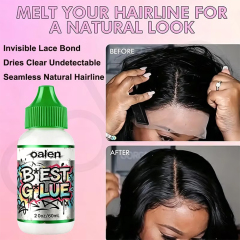 Sports Private Label Custom Lace Front Waterproof Adhesive Glue for Wig-30 Days Strong Hold Sweat Proof Skin Safe Long Lasting,oalen cosmetics