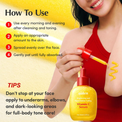 Luxfume Vitamin C Serum for Face Anti Aging Wrinkle Facial Serum Skin Brightening Serum for Dark Spots Fine Lines Dull Skin,oalen cosmetics