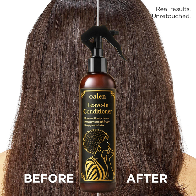 Oalen Curly Hair Care Set 5 Piece Complete System Leave-in Conditioner Lotion Hair Treatment Moisture Refresher Scalp,MY SHOP