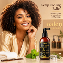 Oalen Curly Hair Care Set 5 Piece Complete System Leave-in Conditioner Lotion Hair Treatment Moisture Refresher Scalp,MY SHOP