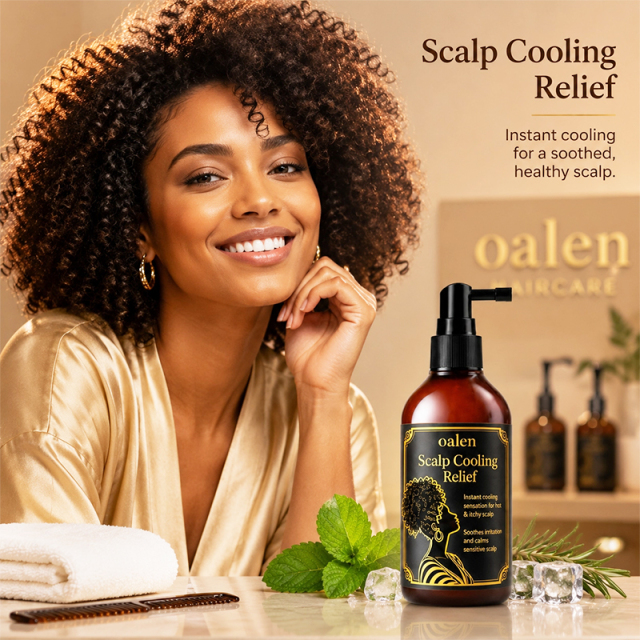 Oalen Curly Hair Care Set 5 Piece Complete System Leave-in Conditioner Lotion Hair Treatment Moisture Refresher Scalp,MY SHOP