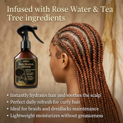 Oalen Curly Hair Care Set 5 Piece Complete System Leave-in Conditioner Lotion Hair Treatment Moisture Refresher Scalp,MY SHOP