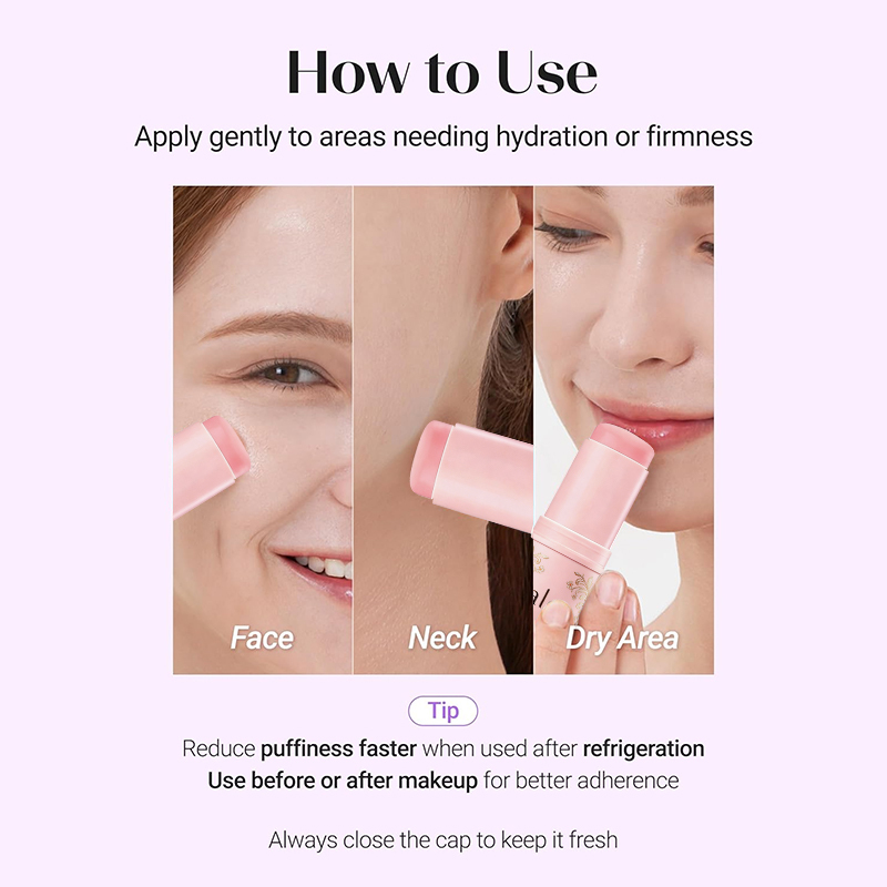 Oalen Private Label Multi Balm Stick Lip Balm Stick with PDRN Collagen Wrinkle Bounce Hydrating Skin Care,MY SHOP