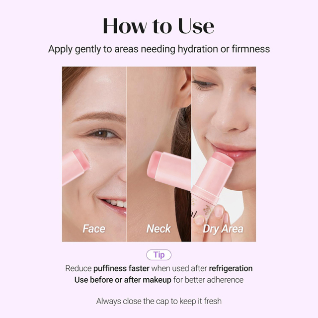 Oalen Private Label Multi Balm Stick Lip Balm Stick with PDRN Collagen Wrinkle Bounce Hydrating Skin Care,MY SHOP