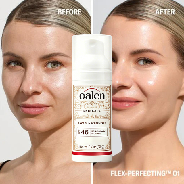 Oalen SPF46 Oil-Free Niacinamide Face Sunscreen | Broad Spectrum Non-Greasy Daily UV Protection,MY SHOP