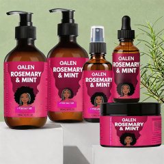 Oalen Rosemary Mint Hair Care Set Shampoo Conditioner Hair Oil Mask Anti Hair Loss Repair Growth Treatment for All Hair Types,MY SHOP
