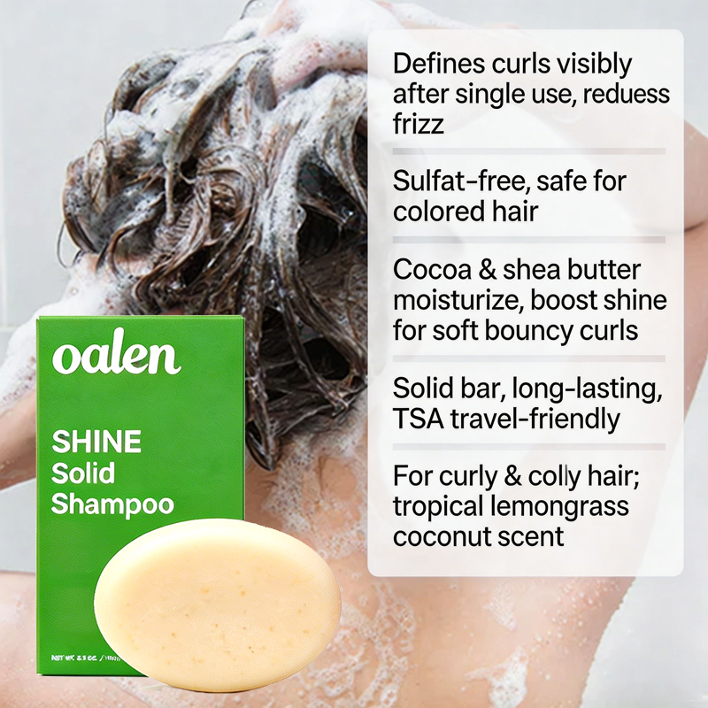 Luxfume Private Label Solid Shampoo bar Hair Growth Formula Repair Brittle Thinning Damaged Weak Hair,oalen cosmetics