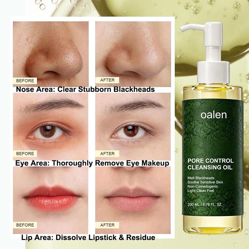 oalen private label gentle melting cleansing oil deeply unclogs pores removes daily makeup controls excess sebum suits all skin types hydrating daily facial cleanser,MY SHOP