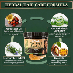 Oalen Private Label Hair Growth Braid Gel Maximum Hold No Flake Alcohol Free Styling Gel For Knotless Braids Box Braids Cornrows,MY SHOP