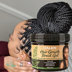 Oalen Private Label Hair Growth Braid Gel Maximum Hold No Flake Alcohol Free Styling Gel For Knotless Braids Box Braids Cornrows,MY SHOP