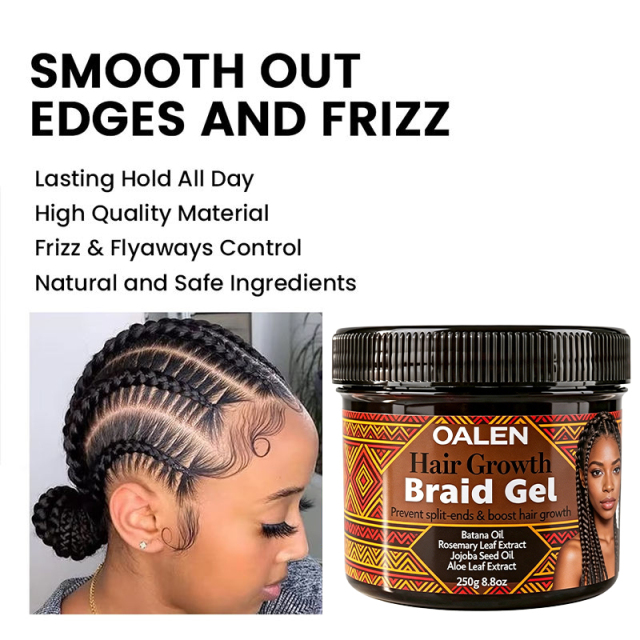 Luxfume Private Label Braiding Gel Alcohol Free No Flaking Strong Hold Hair Styling Product for Cornrows Knotless Braids,MY SHOP