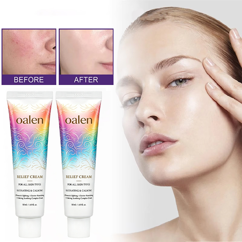 Relief Cream PDRN and Hyaluronic Acid Hydrating Blemish Care Post Acne Face Moisturizer with Centella and Niacinamide Korean Vegan Skincare,MY SHOP