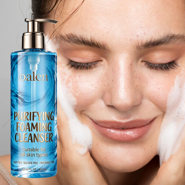 Foaming Facial Cleanser Oil Free Face Wash for Women and Men with Niacinamide and Ceramides Pore Cleanser Safe For Sensitive Skin Will Not Dry Out Skin Soap Free,MY SHOP