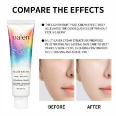Relief Cream PDRN and Hyaluronic Acid Hydrating Blemish Care Post Acne Face Moisturizer with Centella and Niacinamide Korean Vegan Skincare,MY SHOP