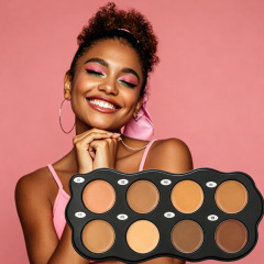 Oalen Cream Contour Palette Full Coverage Concealer Sculpt Highlight Blendable Bronzer Long Lasting Formula Cover Dark Circles Acne Blemishes and Pigmentation,MY SHOP