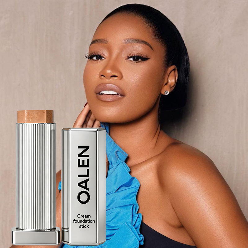 Oalen private label cream foundation stick buildable coverage sun protection hypoallergenic long lasting cruelty free makeup for dark skin tones,MY SHOP
