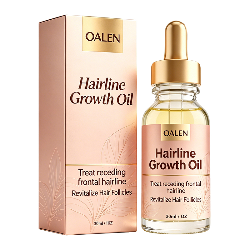 Oalen Natural Hair Regrowth Oil for Receding Hairline, Nourish Sparse Forehead Edges, Strengthen Weak Hair Roots Activate Dormant Follicles Anti Hair Loss Scalp Care Oil,MY SHOP