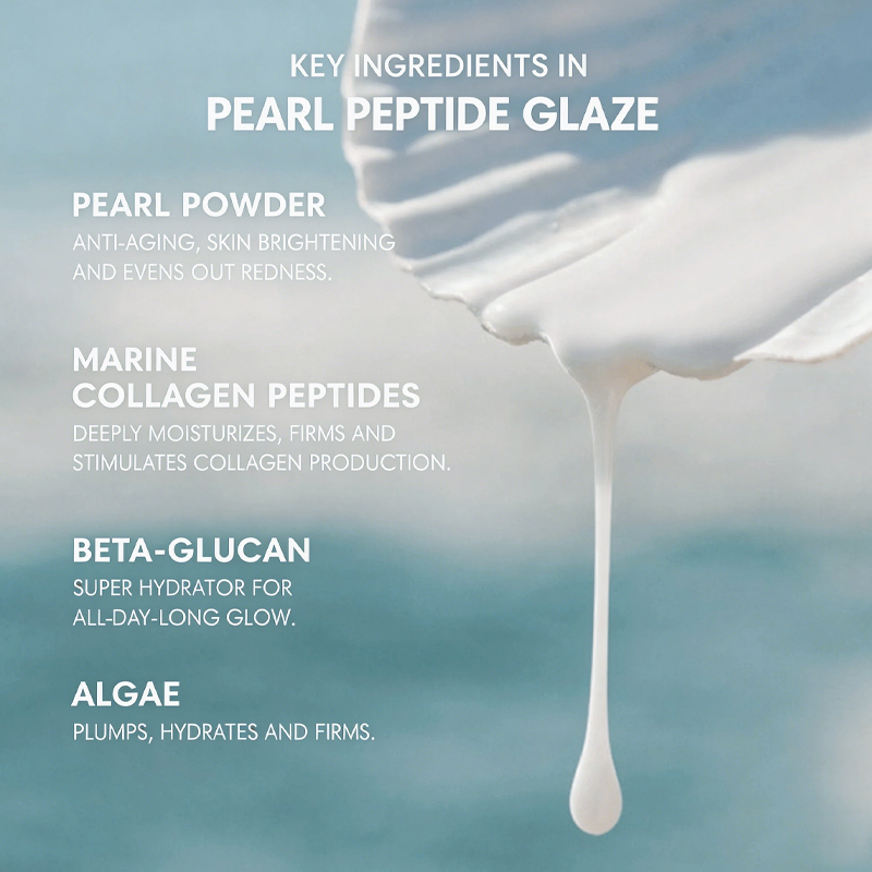 Luxfume Private Label Pearl Peptide Glaze Prep Treatment All in One Toner Serum Boosts Hydration Plumps Skin Minimizes Redness,MY SHOP