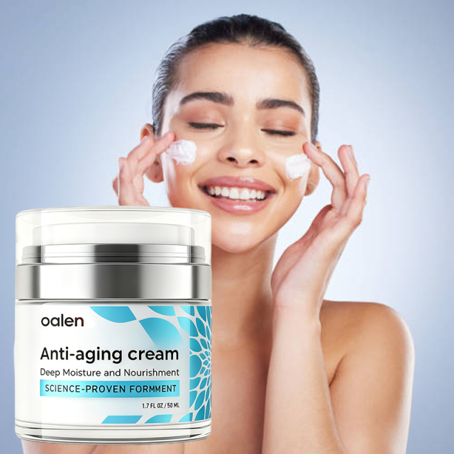 oalen private label anti aging face moisturizer cream infused with retinol collagen hyaluronic acid firming lifting anti wrinkle hydrating day and night full care for face and neck,MY SHOP