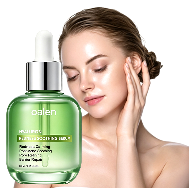 oalen private label azelaic acid serum with hyaluronic acid redness soothing facial care for oily and blemish prone skin lightweight hydrating treatment,MY SHOP