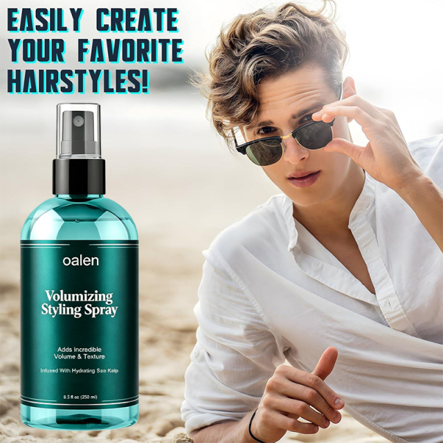 Oalen Volumizing Styling Spray Adds Incredible Volume Texture Infused With Hydrating Sea Kelp Hair Spray For All Hair Types,MY SHOP