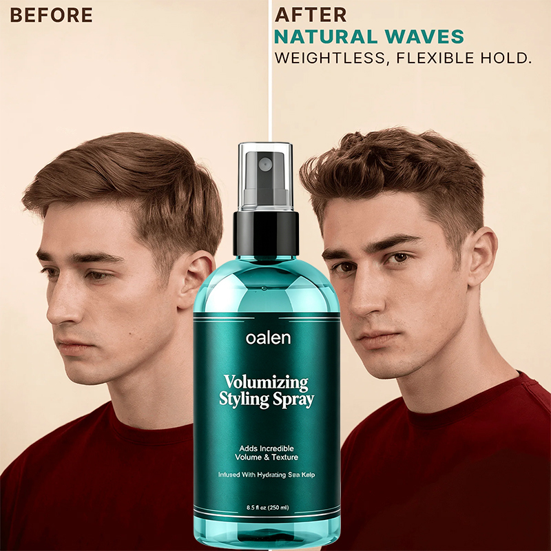 Oalen Volumizing Styling Spray Adds Incredible Volume Texture Infused With Hydrating Sea Kelp Hair Spray For All Hair Types,MY SHOP