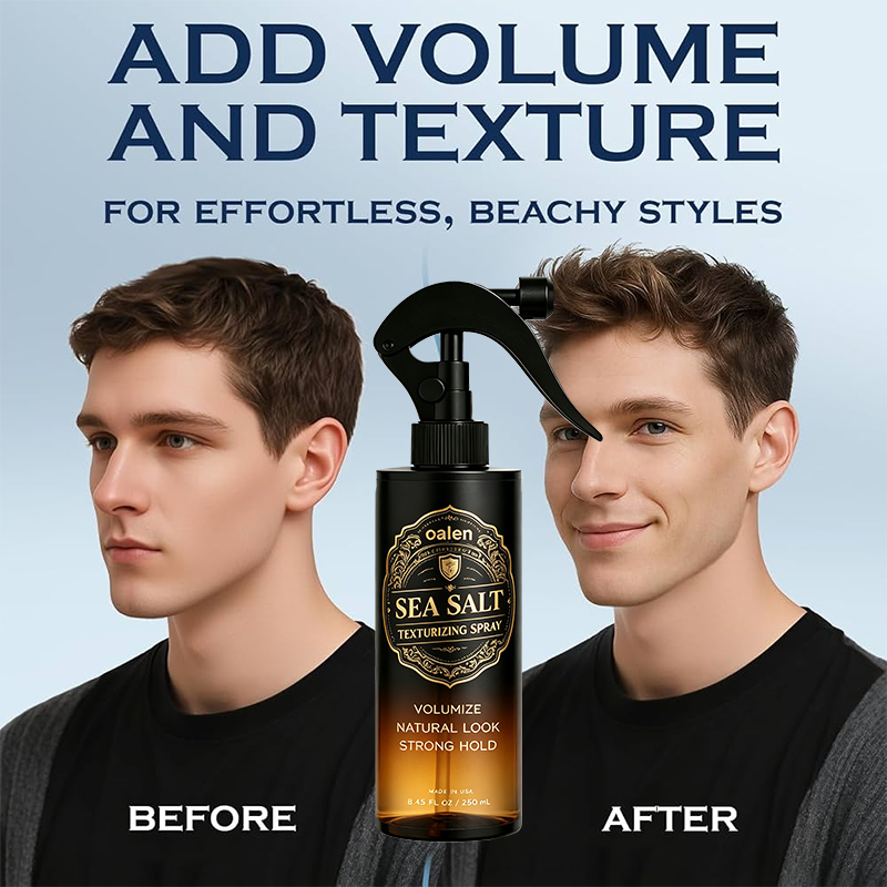 Oalen Sea Salt Texturizing Spray Volumize Natural Look Strong Hold Salon Grade Beach Wave Volumizing Hair Styling Spray,MY SHOP