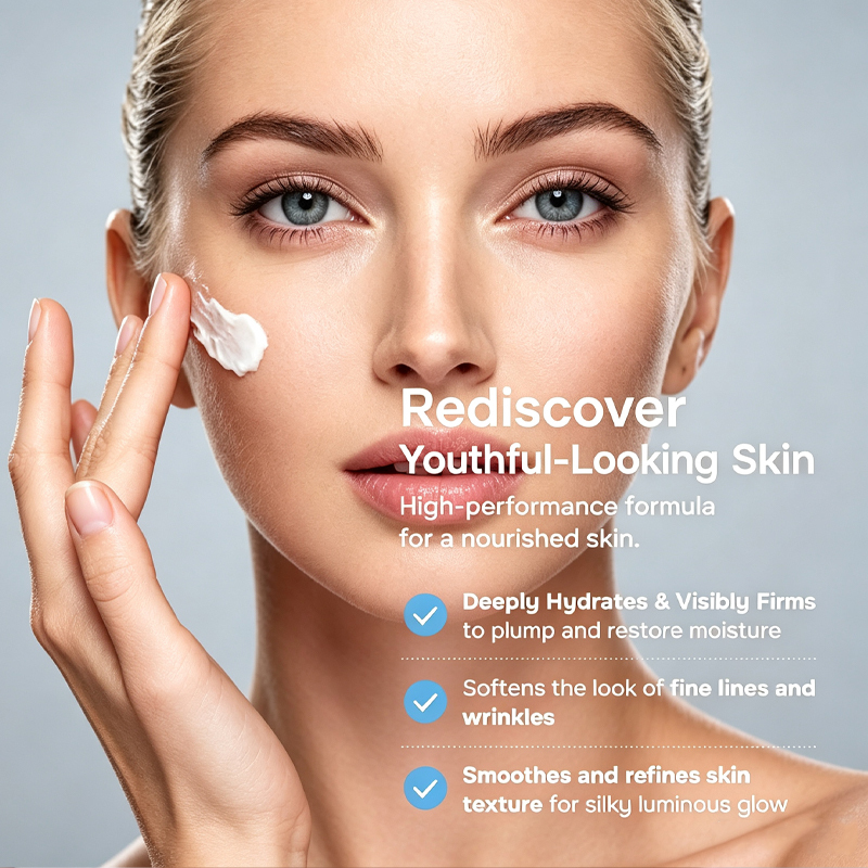 Luxfume Private Label Multi Effect Facial Moisturizer Rich in Retinol Collagen Hyaluronic Acid Lifts Skin Texture,MY SHOP