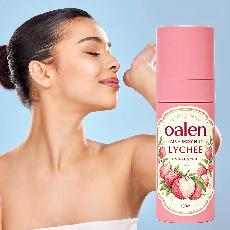Luxfume Private Label Portable Lychee Scented Hair Body Mist Long Lasting Natural Fruit Aroma Refreshing Fragrance Spray,MY SHOP